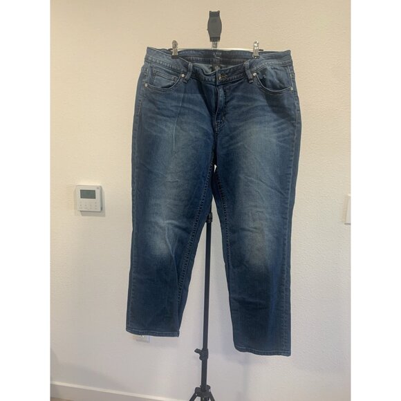 (D-106) Ana Womens Denim Jeans Size 16W Blue‎ Color - Picture 2 of 6